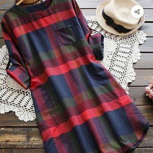 Fall Plaid Dress!